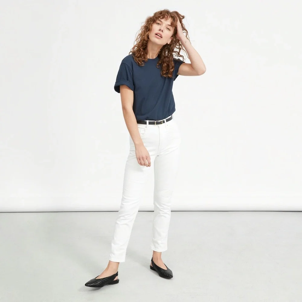 EVERLANE | The V Slingback Woven Black Flats - Picture 13 of 13